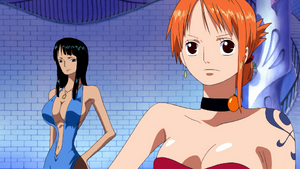 Nico Robin & Nami at party in Ratchet's Castle - 2