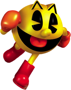 Pac-Man's artwork of Pac-Man World 2.