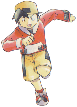 Pokemon Gold and Silver Trainer Ethan Red Cosplay Costume