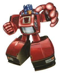 Chase as a Throttlebot in G1.
