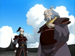 Zuko after Zhao let him slip.