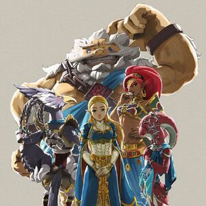 Zelda and The Champions Artwork
