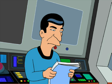 Spock in "Futurama"