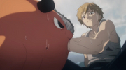 Denji makes a deal with Pochita