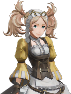 Lissa's portrait from Fire Emblem Warriors.