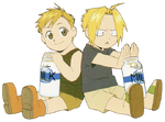 Alphonse and Edward drink milk.