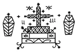 Veve of the barón samedi