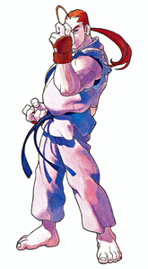 Dan's Artwork from Street Fighter Alpha