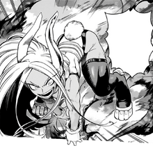 Mirko arrives to fight Dabi Manga
