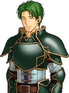 Oscar's portrait in Fire emblem: Radiant Dawn.