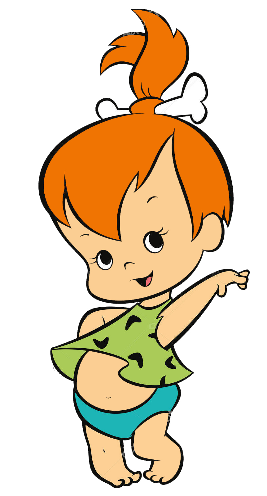 the flintstones pebbles as a kid