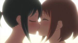 Nimi and Noe share their first kiss.