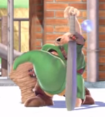 Young Link's sleeping animation