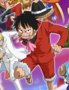 Luffy's second outfit during the Whole Cake Island Arc.
