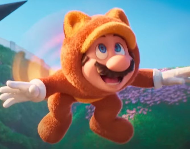 The Super Mario Bros. Movie - Cat Mario Reveal (2023) 