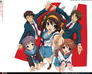 Haruhi and her crew.