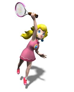 Princess Peach in Mario Power Tennis