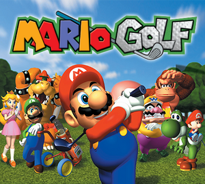 The main cast of Mario Golf 64