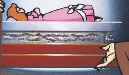 Zelda asleep from the Zelda II manual