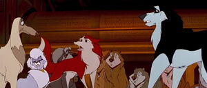 "Steele's lying! Balto's alive! And he's coming home!"