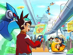 Ryusei-city.jpg (403 KB) Geo and Omega-Xis going shopping.