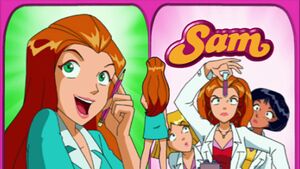 Sam in the opening from season 1 and 2 of Totally Spies!.