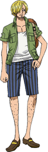 Sanji's first outfit in One Piece: Stampede.