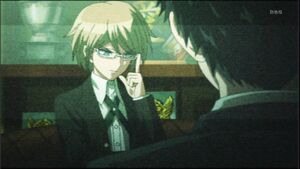 Jin interviewing Byakuya Togami