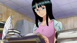 Nico Robin reading books