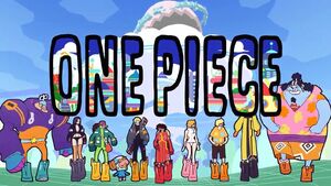 One Piece in the opening title of Egghead Arc.