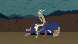 Discord eating popcorn S2E2