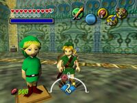 Legend of Zelda, The - Majora's Mask 64 link statue