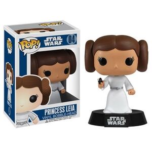 Leia Organa's Funko Pop.