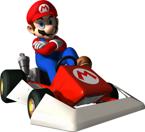 Mario in Mario Kart DS