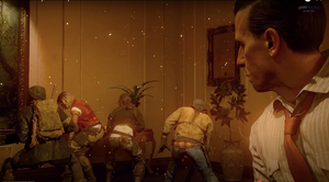 Weaver, Grey, Carver and Maya teleported at The Liminal Space Room as Richtofen witnessed.