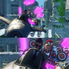 Spy next to Knuckles.