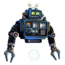 Alphus' avatar in his simulation.