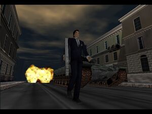 Bond in GoldenEye 007 64