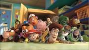 The Aliens and their friends arrive at Sunnyside in Toy Story 3