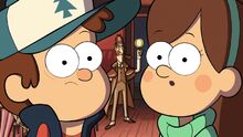 Dipper realizing who the vandalizer is, before they confirm his suspension