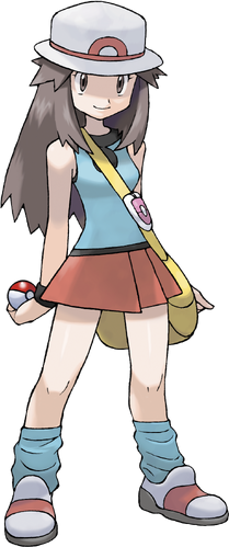 Pokemon FireRed and LeafGreen Video game verview Guides Characters Gameplay  F Leaf, also known as Green (Blue in Japan), is the female protagonist of  the Generation I remakes, Pokemon Fire Red and