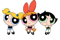 The Powerpuff Girls as they appears in the 2016 series.