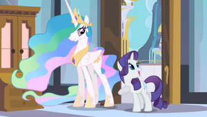 Rarity Thrilled by Guest Room