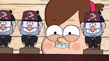 S1e1 he's looking at it!