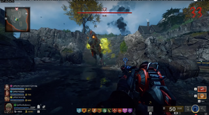 Weaver, Grey, Carver and Maya Vs. The Z-Rex as Richtofen provides Overwatch.