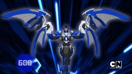 Aquos Serpenteze in Bakugan form