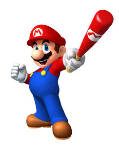 Mario in Mario Super Sluggers