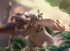 Momma Dino standing up to Rudy.