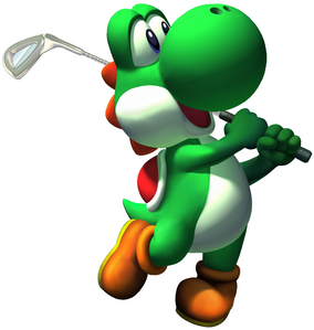 Yoshi in Mario Golf: Toadstool Tour