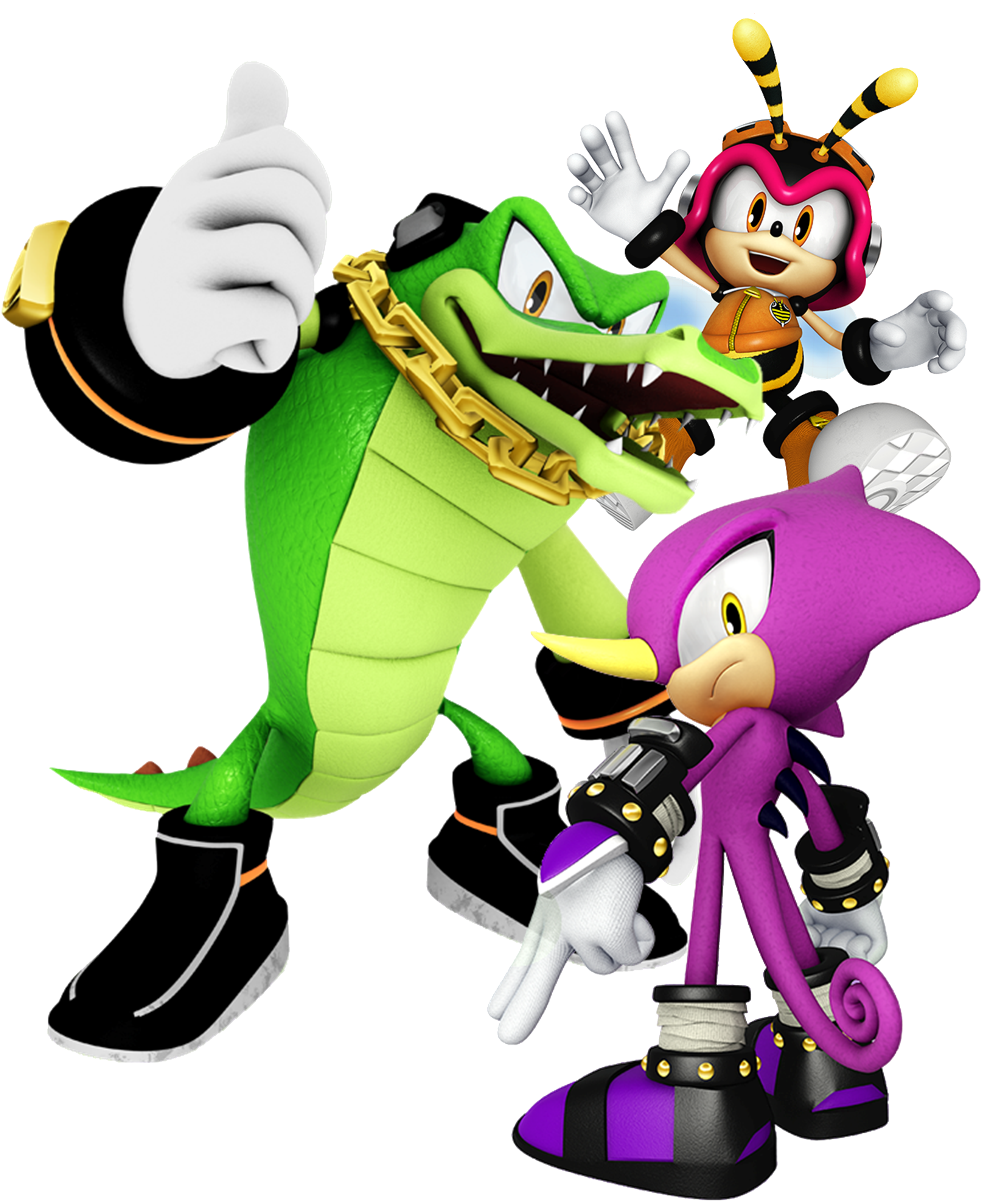 Port Team Chaotix from Sonic Classic Heroes [Sonic The Hedgehog 2 Absolute]  [Requests]